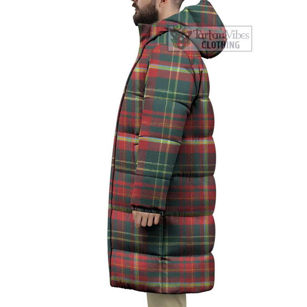 Tartan Vibes Clothing New Brunswick Province Canada Tartan Long Down Jacket