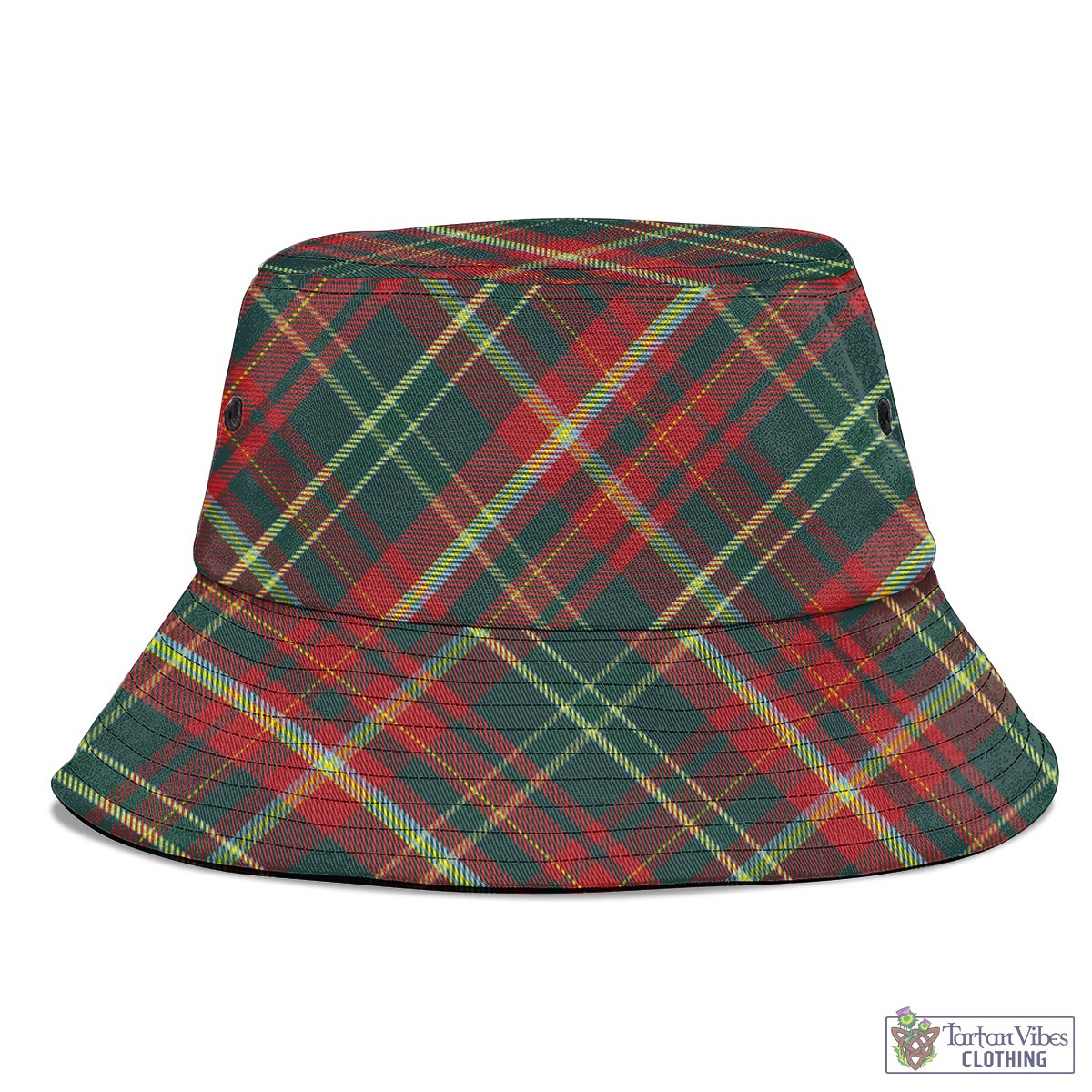 Tartan Vibes Clothing New Brunswick Province Canada Tartan Bucket Hat