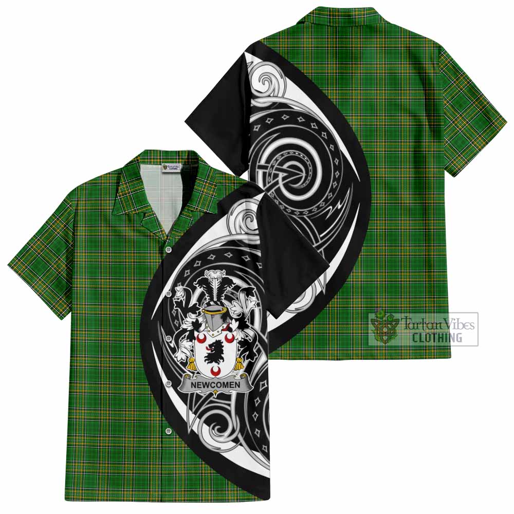Newcomen Irish Clan Hawaiian Shirt Celtic Circle Style - Tartan Vibes Clothing