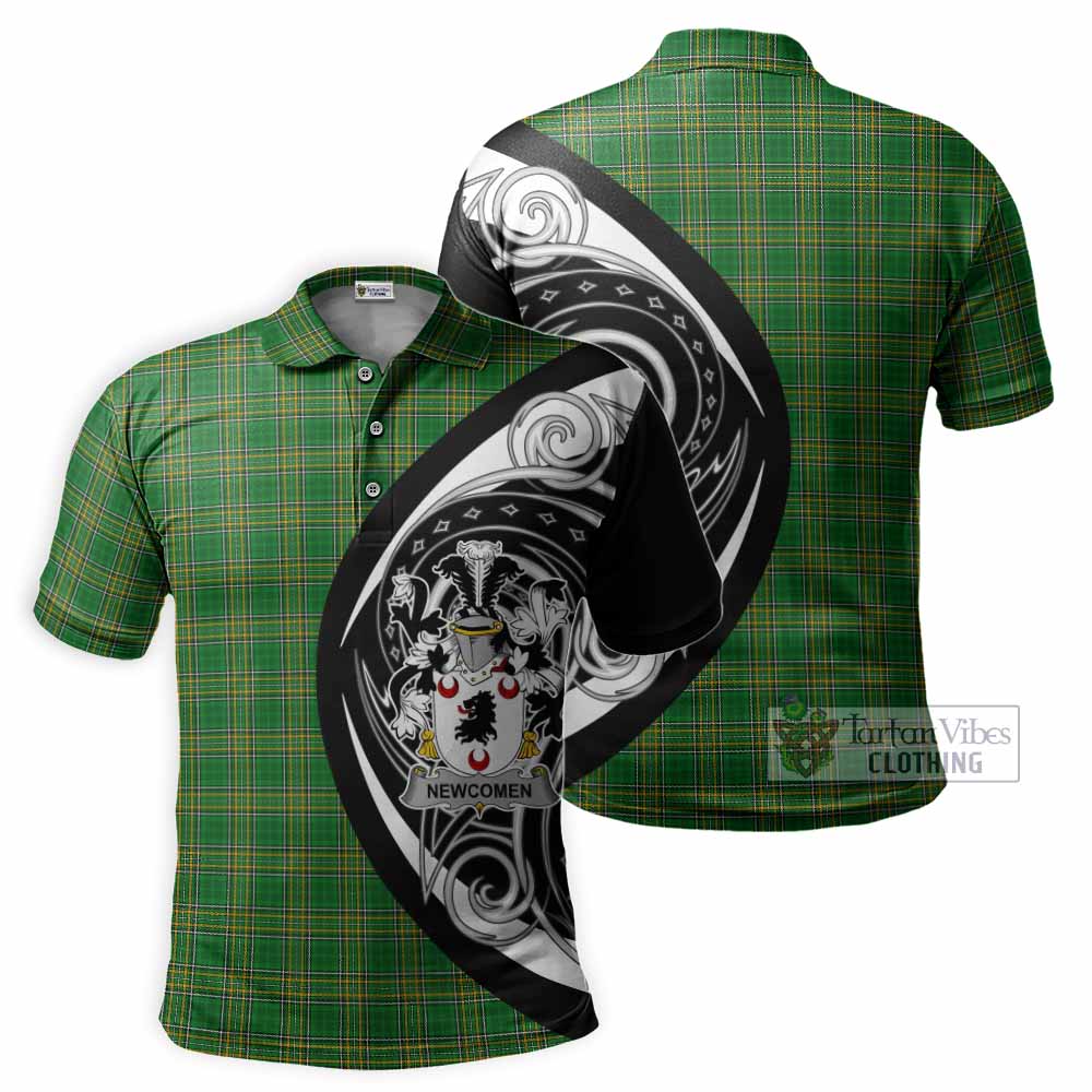 Newcomen Irish Clan Polo Shirt Celtic Circle Style - Tartan Vibes Clothing