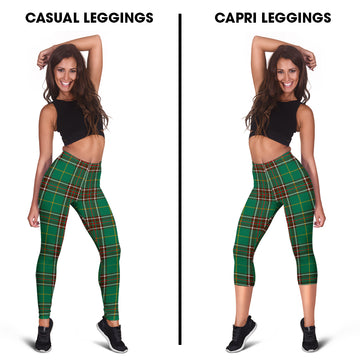 Newfoundland And Labrador Province Canada Tartan Womens Leggings