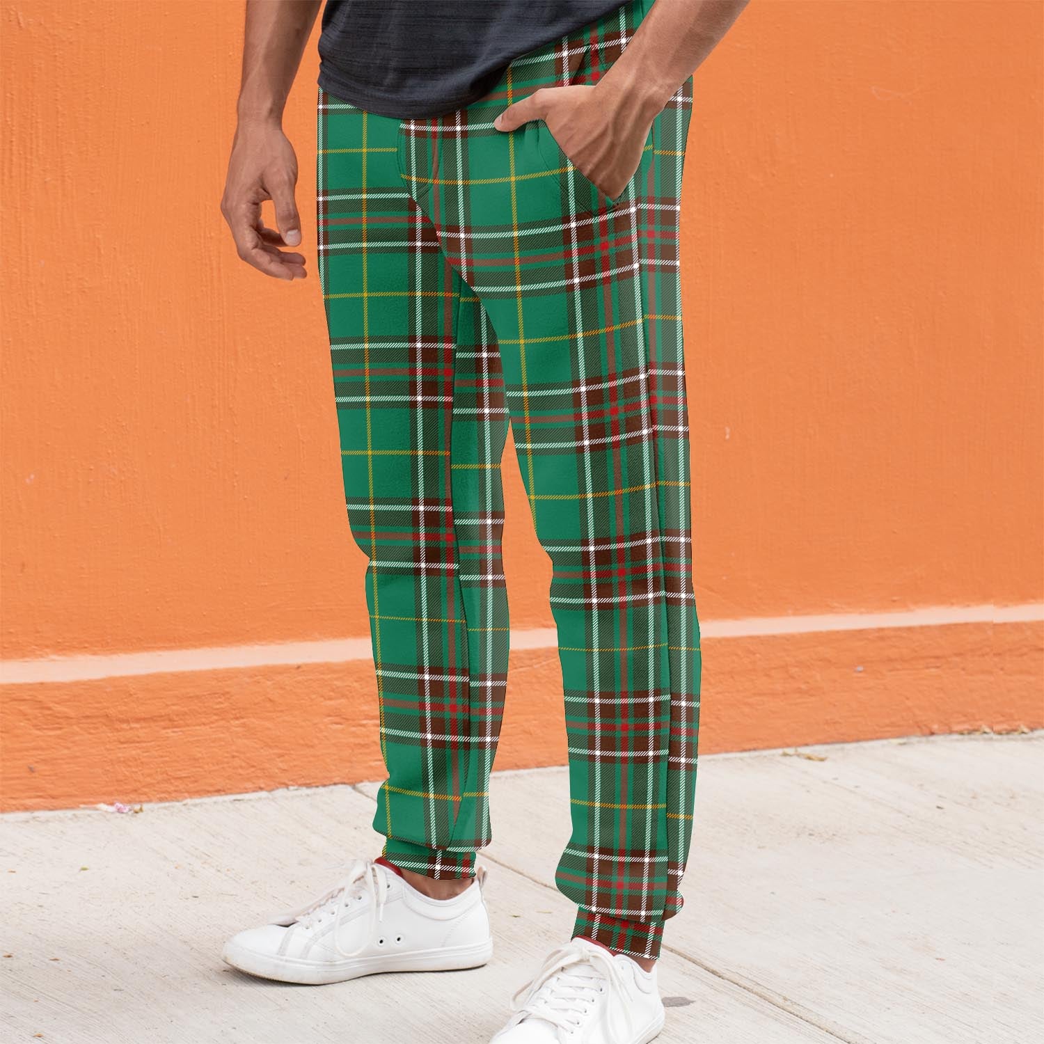 Newfoundland And Labrador Province Canada Tartan Joggers Pants S - Tartan Vibes Clothing