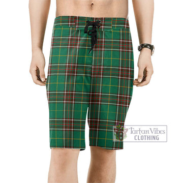 Newfoundland And Labrador Province Canada Tartan Men's Board Shorts