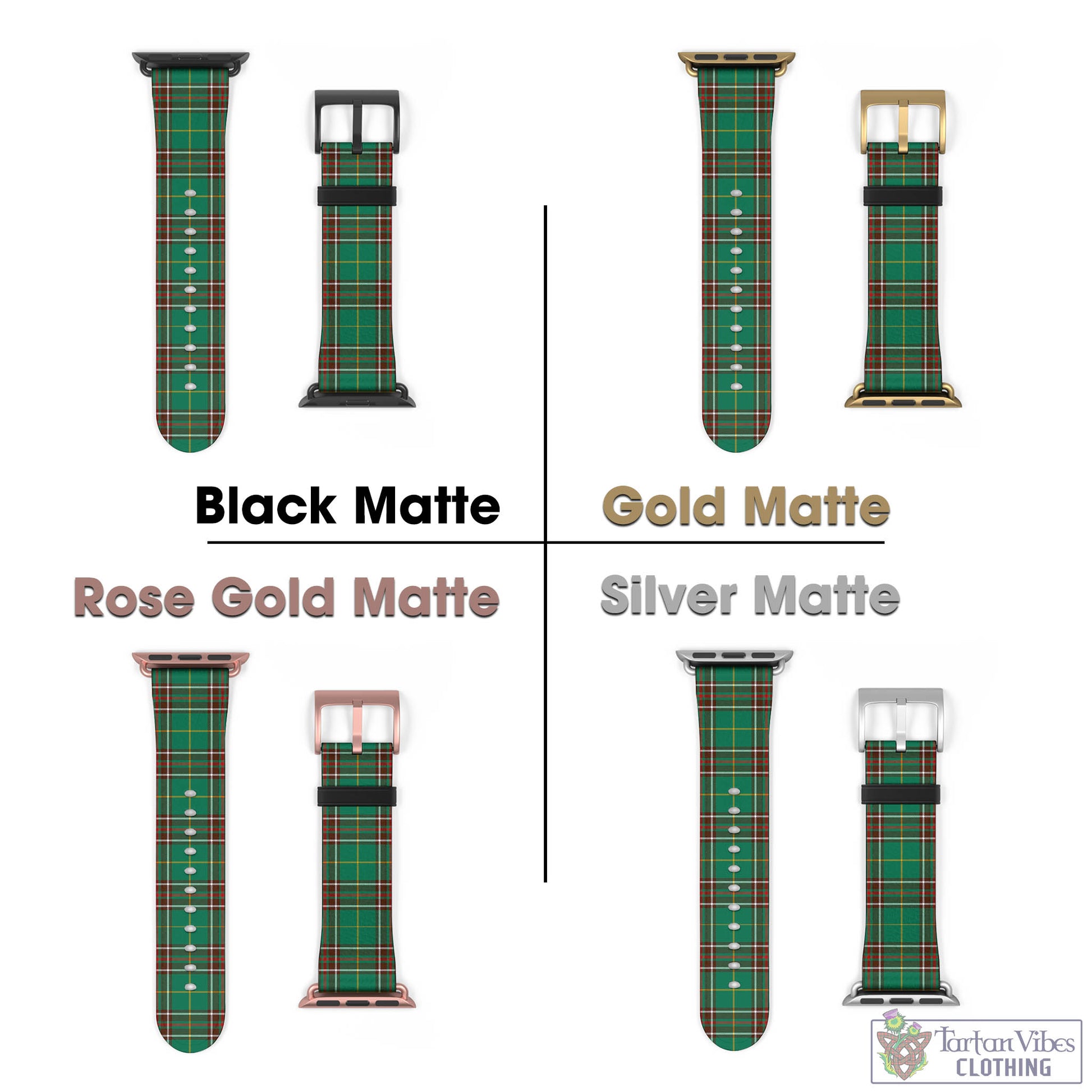 Tartan Vibes Clothing Newfoundland And Labrador Province Canada Tartan Watch Band