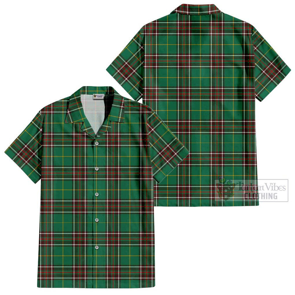 Newfoundland And Labrador Province Canada Tartan Cotton Hawaiian Shirt Kid - Tartanvibesclothing Shop