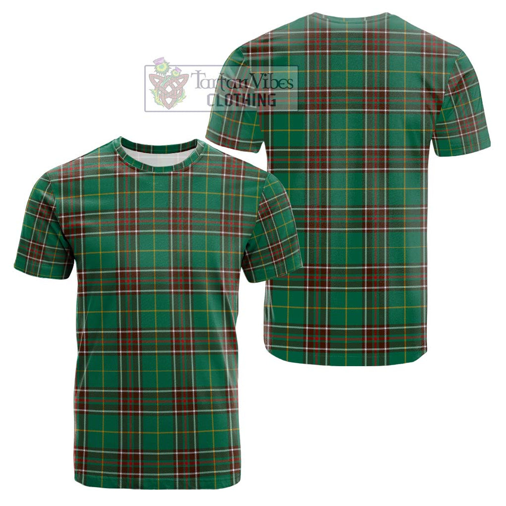 Newfoundland And Labrador Province Canada Tartan Cotton T-Shirt Kid's Shirt - Tartanvibesclothing Shop