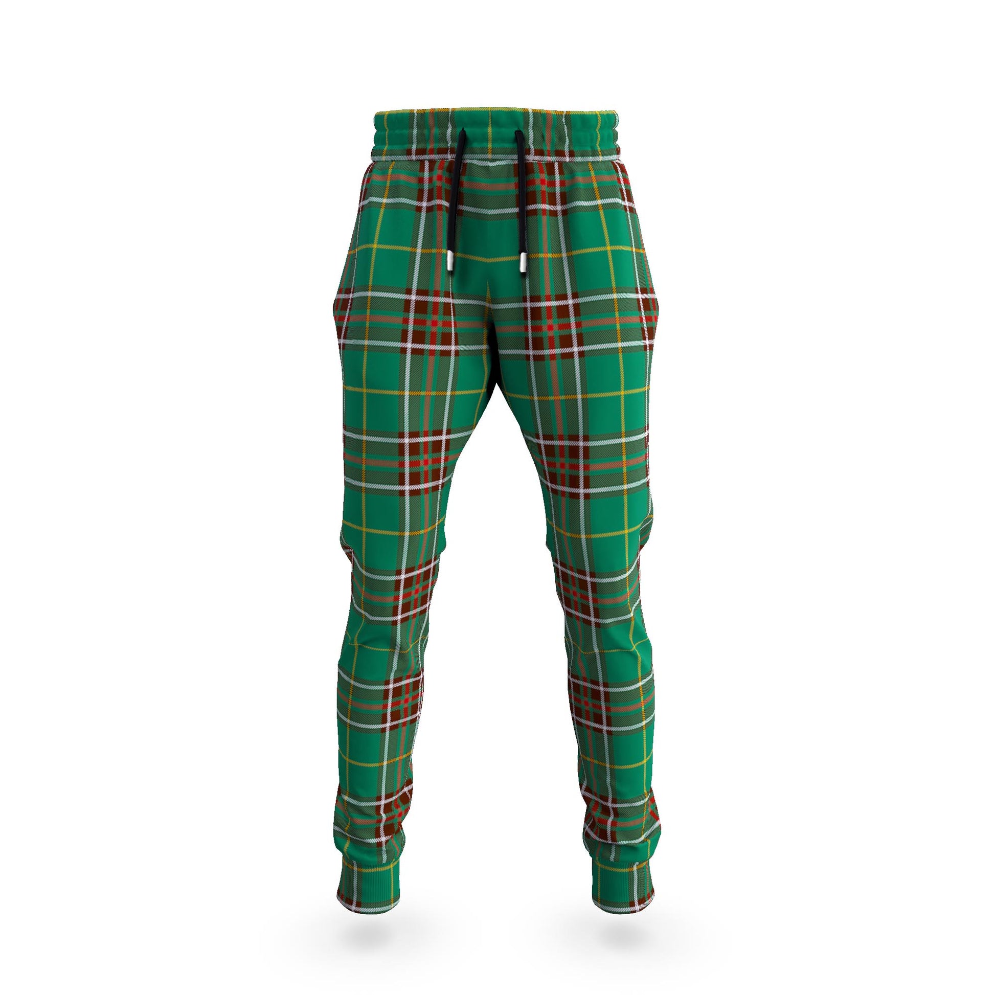 Newfoundland And Labrador Province Canada Tartan Joggers Pants 5XL - Tartan Vibes Clothing