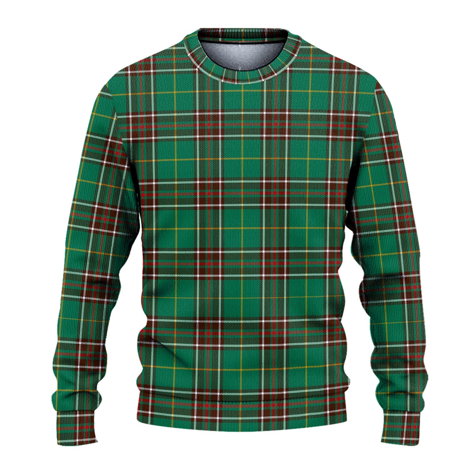 Newfoundland And Labrador Province Canada Tartan Knitted Sweater - Tartanvibesclothing