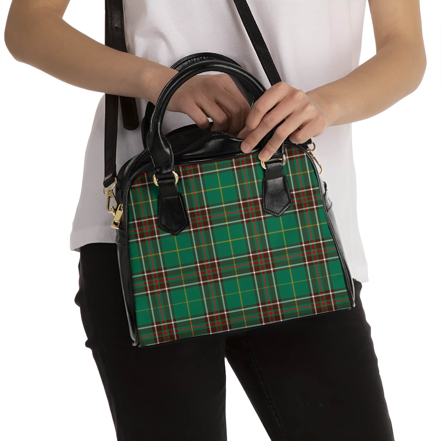 Newfoundland And Labrador Province Canada Tartan Shoulder Handbags - Tartanvibesclothing