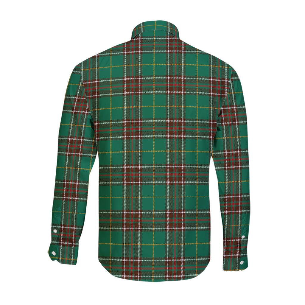 newfoundland-and-labrador-province-canada-tartan-long-sleeve-button-up-shirt