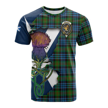 Newlands Tartan Family Crest Cotton T-shirt Scottish Thistle Celtic Inspired Kid's Shirt - Tartan Vibes Clothing