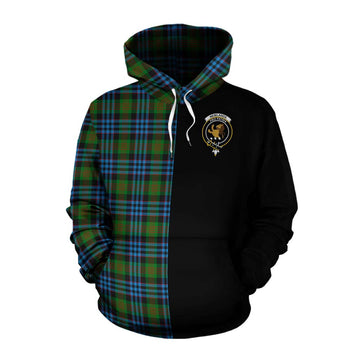 Newlands Tartan Cotton Hoodie with Family Crest and Half Of Me Style