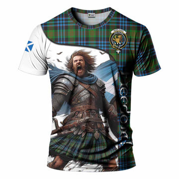 Newlands Crest Tartan T-Shirt Inspired by the Freedom of Scottish Warrior