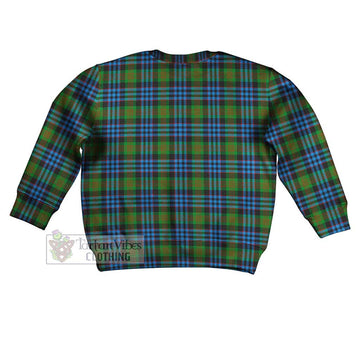 Newlands Tartan Kid Ugly Sweater with Family Crest - Tartan Vibes Clothing