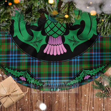 Newlands Tartan Christmas Tree Skirt Scottish Thistle Style - Tartan Vibes Clothing