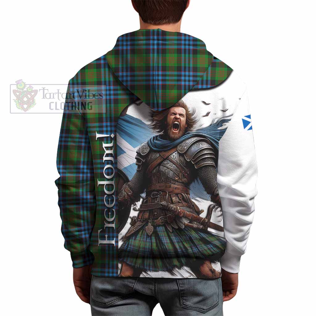 Tartan Vibes Clothing Newlands Crest Tartan Hoodie Inspired by the Freedom of Scottish Warrior