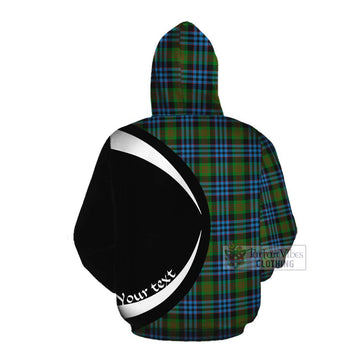 Newlands Tartan Cotton Hoodie with Family Crest Circle Style