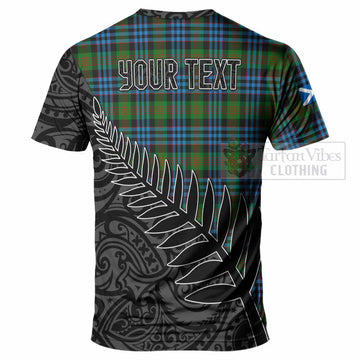 Newlands Crest Tartan T-Shirt with New Zealand Silver Fern Half Style