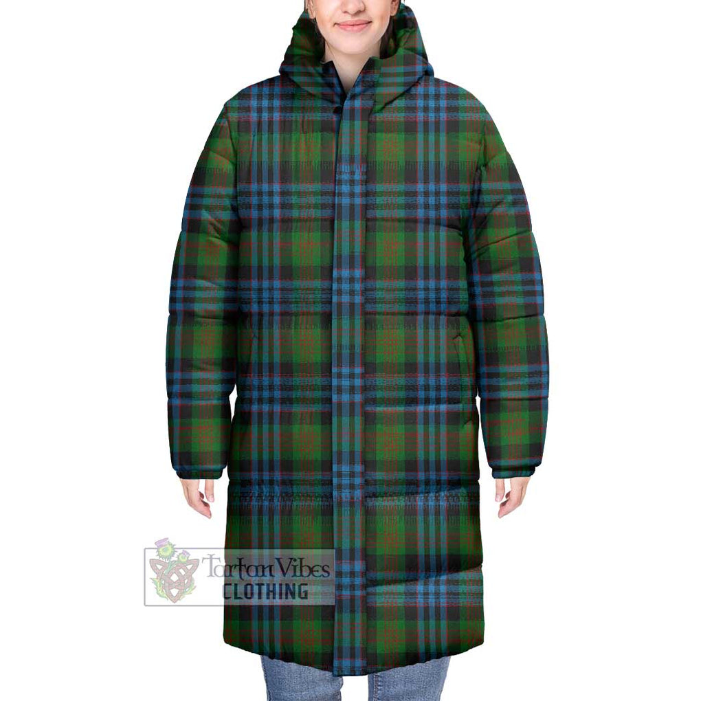 Tartan Vibes Clothing Newlands Tartan Long Down Jacket