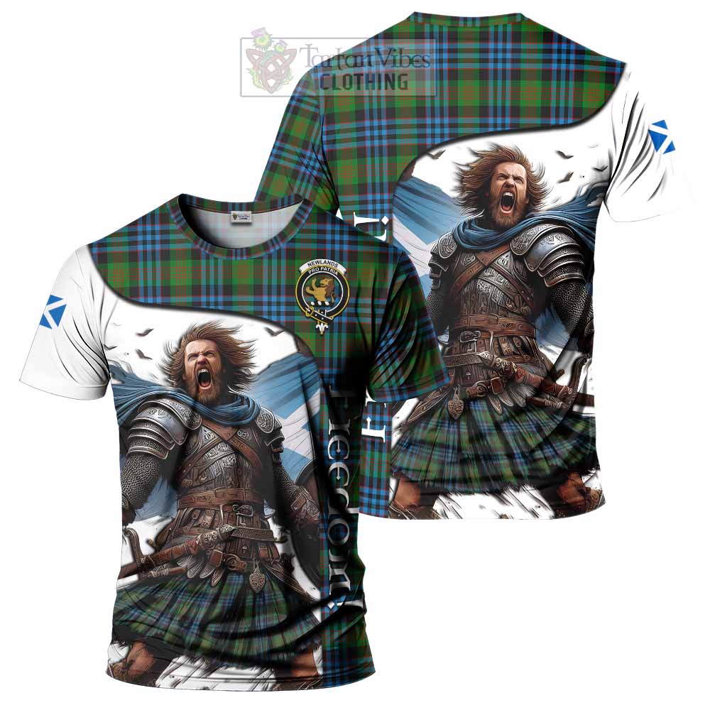 Newlands Crest Tartan T-Shirt Inspired by the Freedom of Scottish Warrior