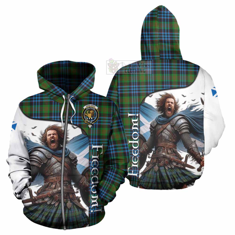 Tartan Vibes Clothing Newlands Crest Tartan Hoodie Inspired by the Freedom of Scottish Warrior