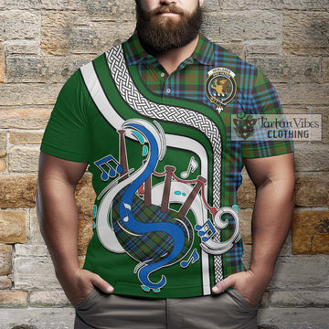 Newlands Tartan Polo Shirt with Epic Bagpipe Style