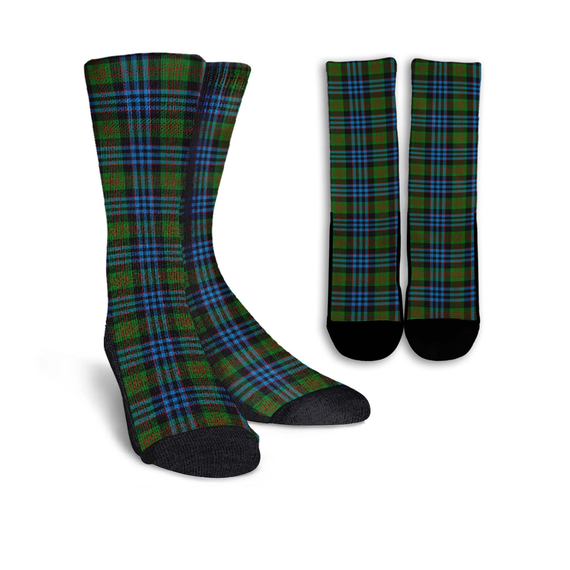 Newlands of Lauriston Tartan Crew Socks - Tartanvibesclothing