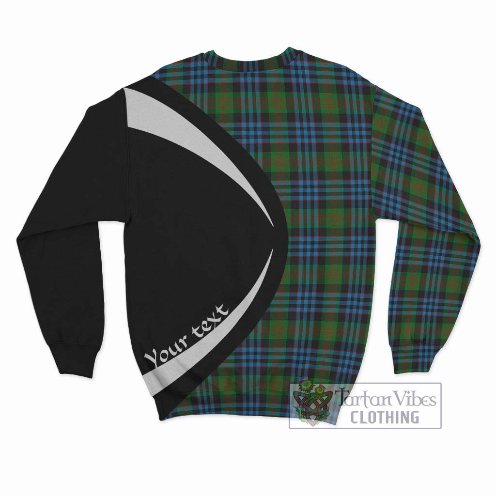 Newlands Tartan Sweatshirt with Family Crest Circle Style - Tartan Vibes Clothing