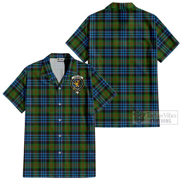 Newlands Tartan Cotton Hawaiian Shirt with Family Crest