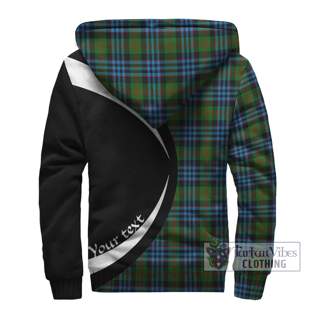 Newlands Tartan Sherpa Hoodie with Family Crest Circle Style - Tartan Vibes Clothing