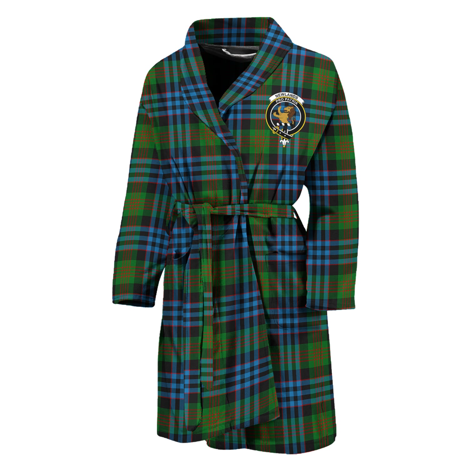 newlands-of-lauriston-tartan-bathrobe-with-family-crest