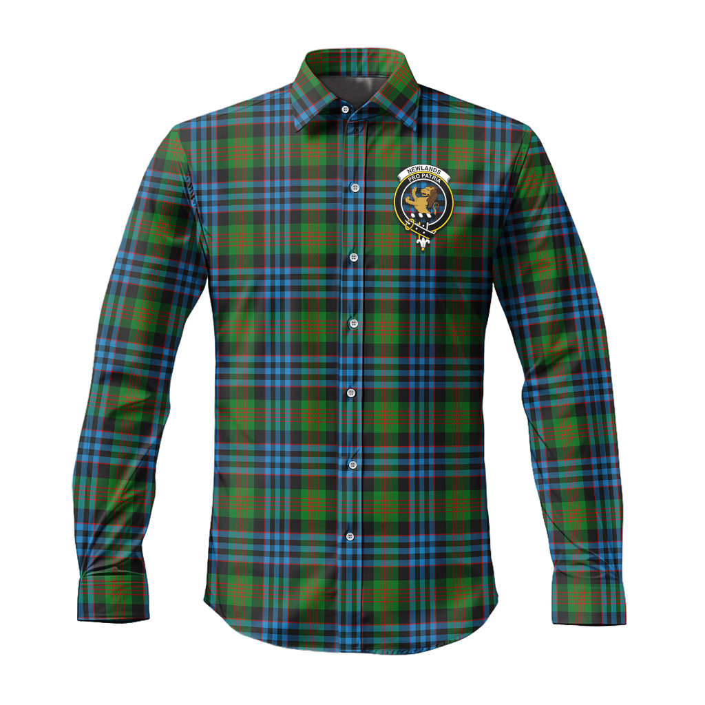 newlands-of-lauriston-tartan-long-sleeve-button-up-shirt-with-family-crest