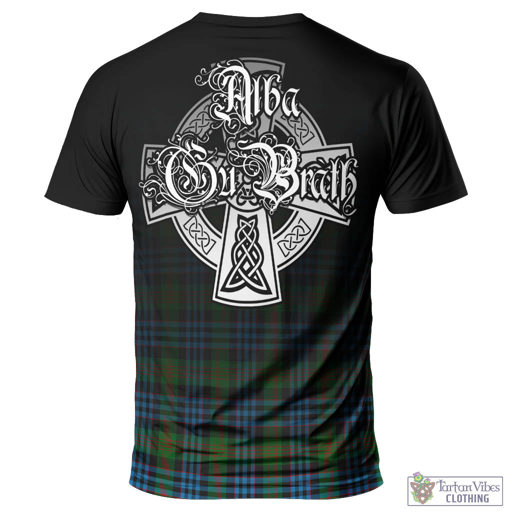 Tartan Vibes Clothing Newlands of Lauriston Tartan T-Shirt Featuring Alba Gu Brath Family Crest Celtic Inspired