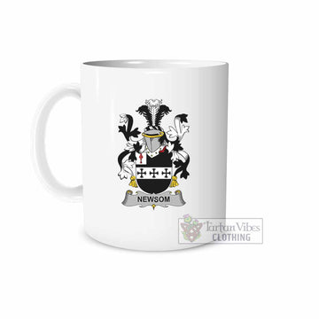 Newsom Irish Clan Coat of Arms Ceramic Mug