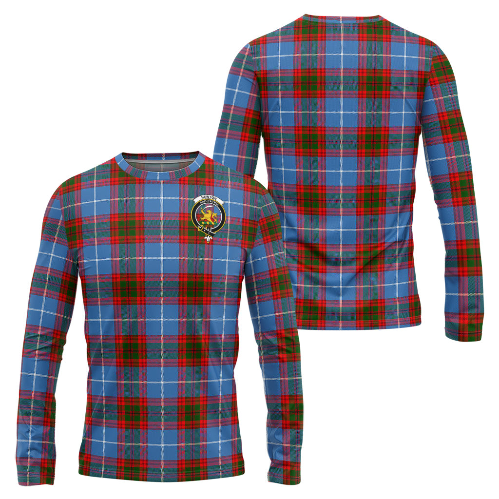 newton-tartan-long-sleeve-t-shirt-with-family-crest