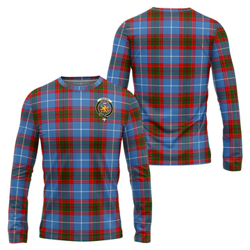 Newton Tartan Long Sleeve T-Shirt with Family Crest