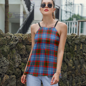 Newton Tartan Loose Halter Neck Camisole