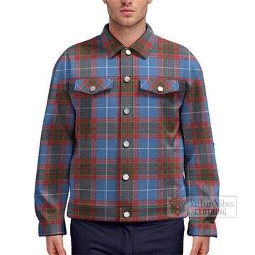 Newton Tartan Unisex Lapel Cotton Jacket