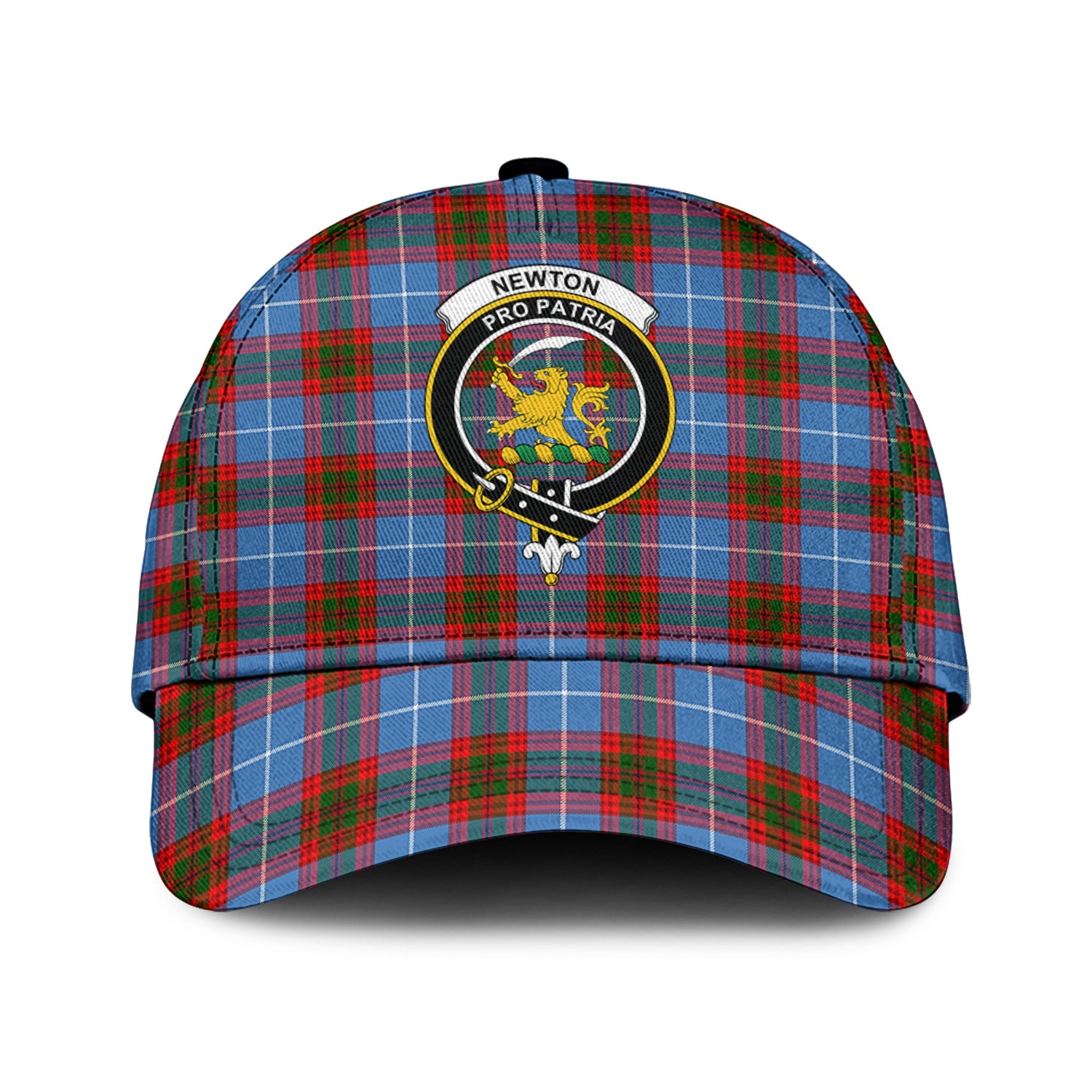 Newton Tartan Classic Cap with Family Crest Classic Cap Universal Fit - Tartan Vibes Clothing