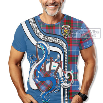 Newton Tartan T-Shirt with Epic Bagpipe Style