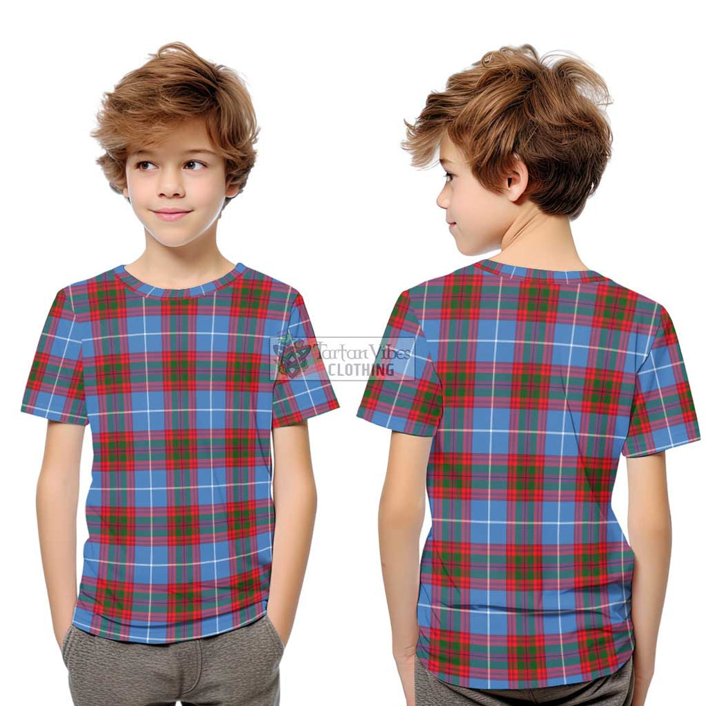 Newton Tartan Kid T-Shirt Youth XL Size14 - Tartanvibesclothing Shop