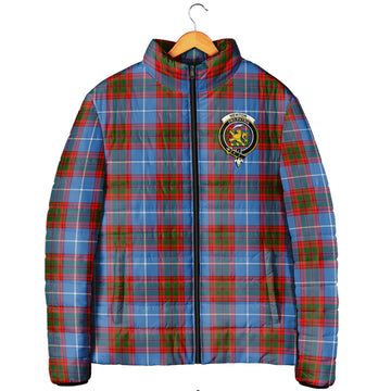 Newton Tartan Padded Jacket with Family Crest