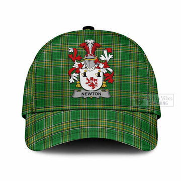 Newton Irish Clan Tartan Classic Cap with Coat of Arms