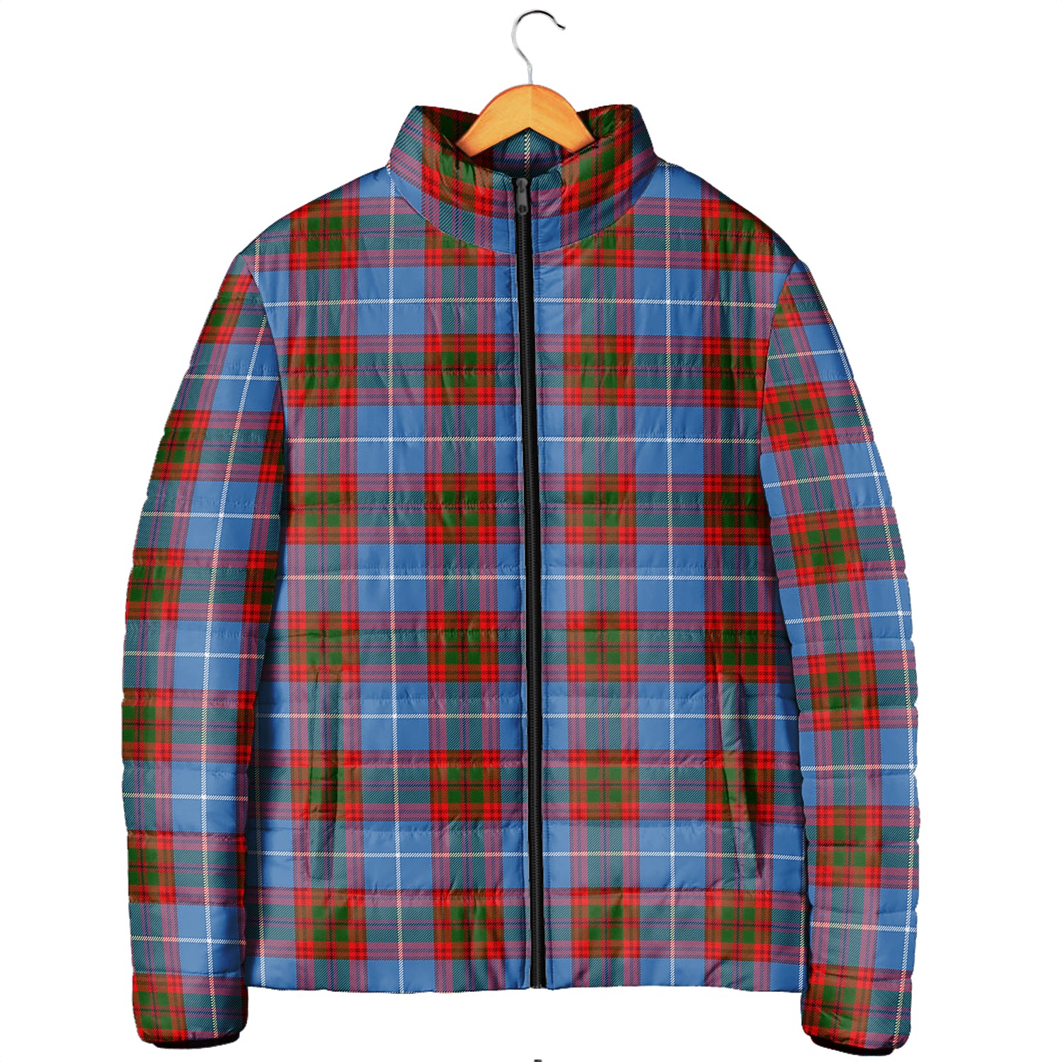 Newton Tartan Padded Jacket Men's Padded Jacket - Tartan Vibes Clothing