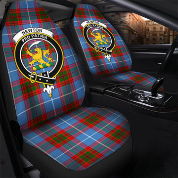 Newton Tartan Car Seat Cover with Family Crest