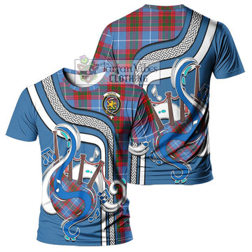 Newton Tartan T-Shirt with Epic Bagpipe Style