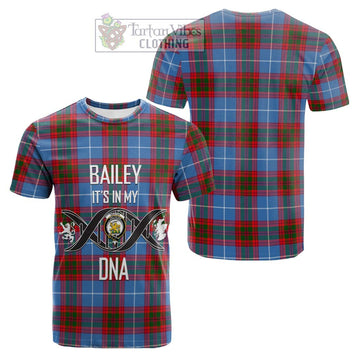 Newton Tartan Cotton T-shirt with Family Crest DNA In Me Style