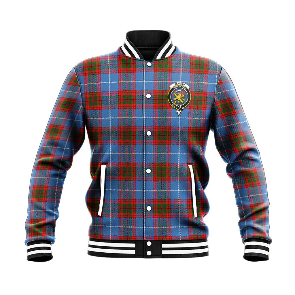 Newton Tartan Baseball Jacket with Family Crest - Tartan Vibes Clothing