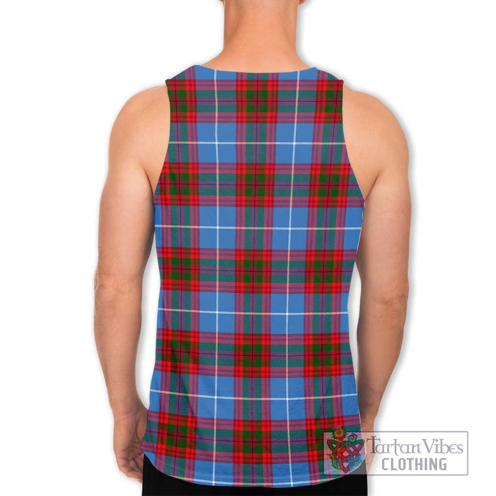 Newton Tartan Men's Tank Top with Family Crest DNA In Me Style - Tartanvibesclothing Shop