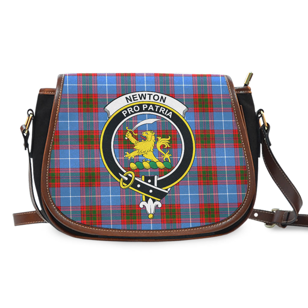 Newton Tartan Saddle Bag with Family Crest - Tartan Vibes Clothing